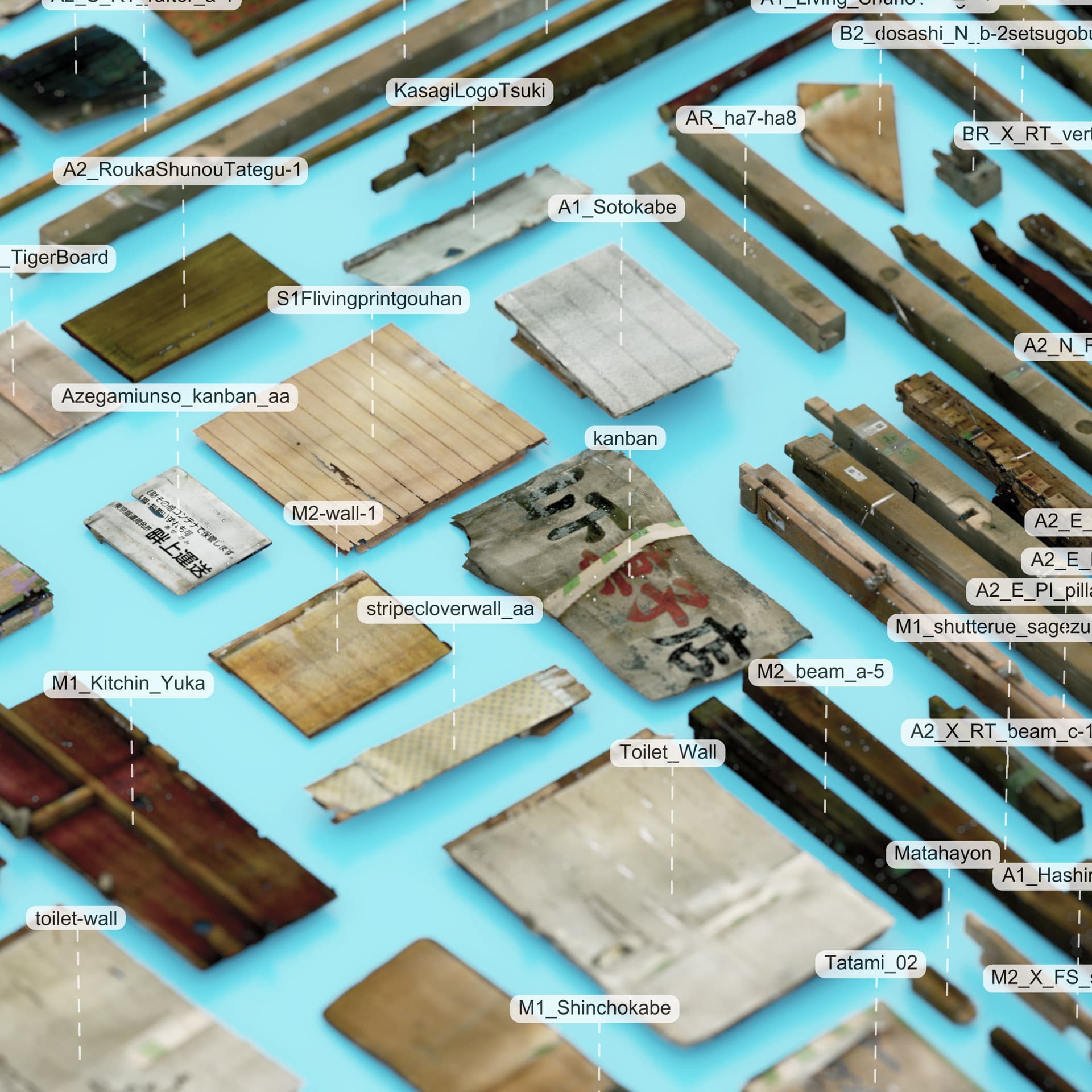 Digital Database for [Co-ownership of Action: Trajectories of Elements] 